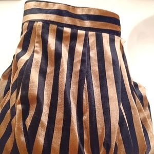 Stripe velvet pants